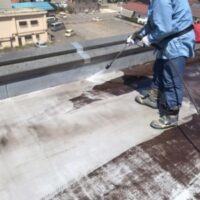 センチュリーホテル様　防水工事進行中～