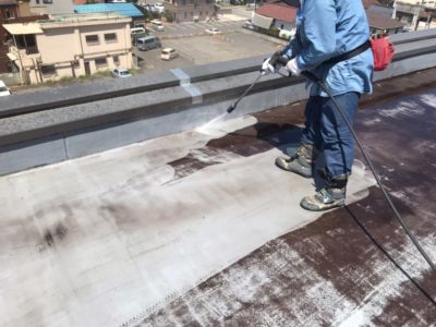 センチュリーホテル様　防水工事進行中～