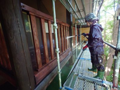 七ツ森ペンション　工事進行中～🏠