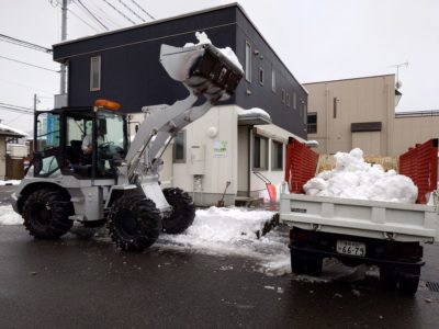 今年も、除雪工事ご予約ご依頼いただきました(*^-^*)