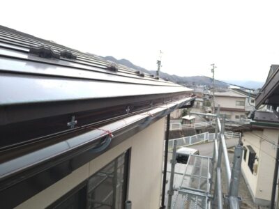 会津若松市内　外壁補修及び雨樋交換工事完了！！