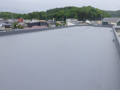 集合住宅2棟同時　屋上防水工事　完了！