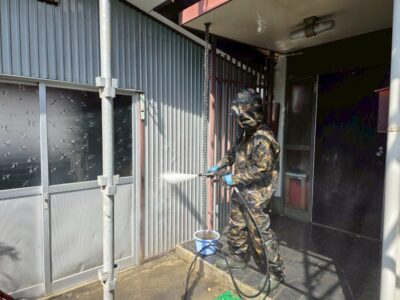 会津若松市内　塗り替え塗装