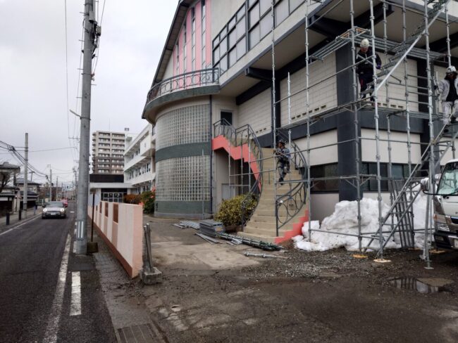 会津北嶺高校外壁塗装