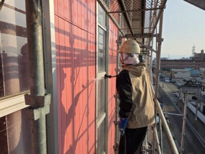 会津北嶺高校外壁塗装