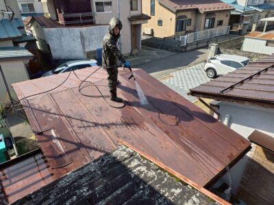 会津若松市内　塗り替え塗装