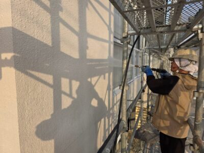 会津北嶺高校外壁塗装