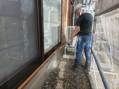 町内会館　屋根塗装