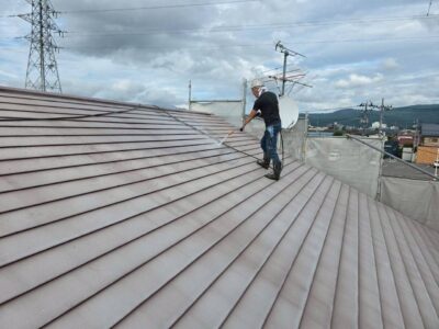 町内会館　屋根塗装