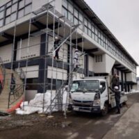 会津北嶺高校外壁塗装