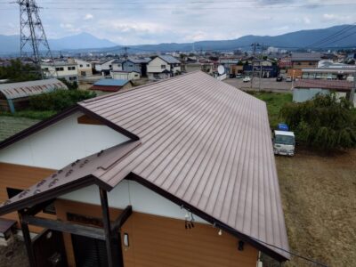 町内会館　屋根塗装