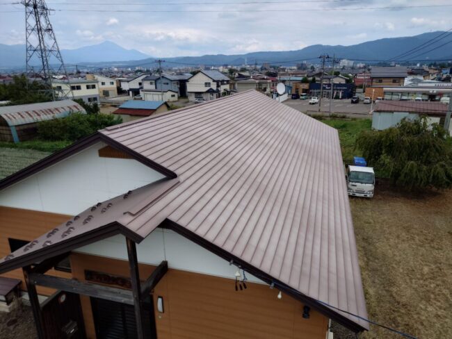 町内会館　屋根塗装