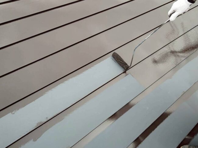 町内会館　屋根塗装