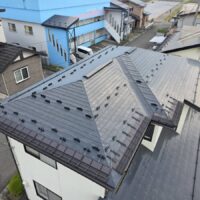 会津若松市内　最近の雪止め工事