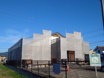 町内会館　屋根塗装