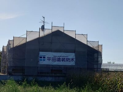 町内会館　屋根塗装