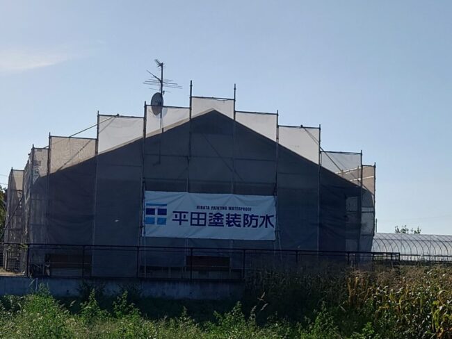 町内会館　屋根塗装