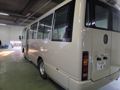マイクロバス全塗装