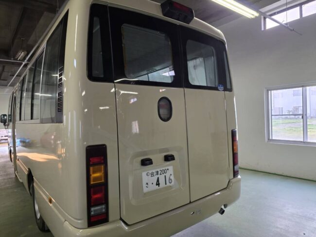 マイクロバス全塗装