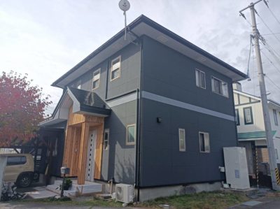 本日塗り替え完了しました！(*^-^*)　　会津若松