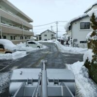 会津若松　除雪
