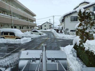 会津若松　除雪