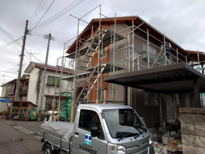 会津若松市内　　シート撤去　(*^-^*)