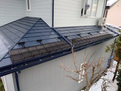 会津若松　　雪止め　スノービクトリー取りつけ　急いでご対応しました