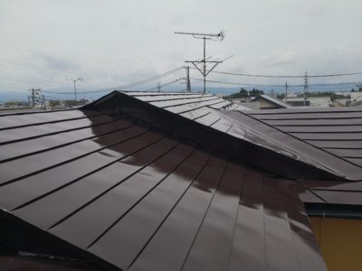 ＃屋根塗装＃さび止め＃雪止め＃会津若松市　～サビ屋根フルコース🙆‍♀️✨雪滑り◎のピカピカの屋根に大変身👌～