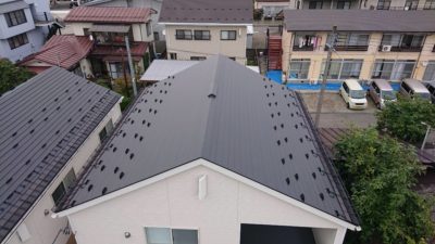 会津若松　　雪止め値上げする前にご依頼ください！　　(*^-^*)